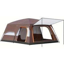 Özbience 10 Kişilik 2 Odalı Geniş Dayanıklı Kamp Çadırı 430X305X200