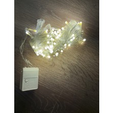 Elwes 10M 100 LED Damla Uçlu Gün Işığı Şeffaf Kablo