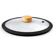 Arcak2 Diamond 26 cm Silikon Kenarlı Cam Kapağı ve Neo Kulp