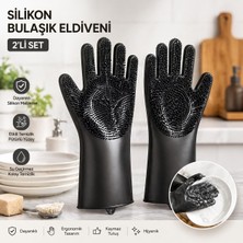 MODA OZY Sihirli Bulaşık Eldiveni Mutfak Banyo Temizleme Fırçası Oto Ev Iş Pratik