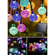 Elwes Güneş Enerjili Top 50 LED Bahçe Aydınlatma 7 Metre S-40