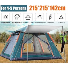 Özbience Çok Kişilik Otomatik Tenteli Kamp Çadırı, Portatif, Anti-Uv, Su Geçirmez