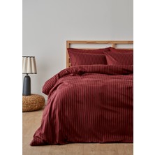 Bella Maison Premium Tencel Çift Kişilik Nevresim Seti Bordo (200X220 Cm)
