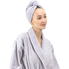 Ender Home CottonVerse Düğmeli %100 Pamuk Saç Kurulama Bonesi