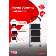 Asvera VERTİKA 3'LÜ EV TİPİ MERDİVEN
