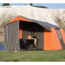 Özbience Portatif 4-6 Kişilik Kamp Çadırı, Kapı Sineklikli, 2’li 1 Litre Mutfaklı
