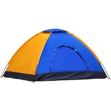 Özbience Renkli Dayanıklı Kamp Çadırı 200X200X135 4 Kişilik, Pratik ve Güvenilir