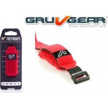 Gruv Gear Fw-1pk-Red-Sm Fretwrap Kırmızı (Small) | 4 Telli Bas ve 6 Telli Gitar Uyumlu, Istenmeyen Titreşimleri Keser, Susturucu Bant