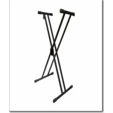 Cremonia MSK505 x Tipi Org ve Klavye Standı | Siyah Renk, Katlanabilir Tasarım, Yükseklik Ayarlı, Kaymaz Ayaklar