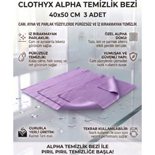 Mikrofiber Alpha Temizlik Bezi 40*50 cm 3 Adet