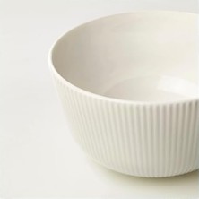 Enyaza Home 2 Li Kase Seti Beyaz Renk 13 cm Zarif-Modern Salata,yemek Kasesi