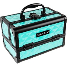 Enyaza Home Shany Aynalı Mini Makyaj Tren Çantası - Turkuaz