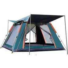 Özbience 6 Kişilik Otomatik Kamp Çadırı, Pratik ve Konforlu, 240X240X160 Boyut