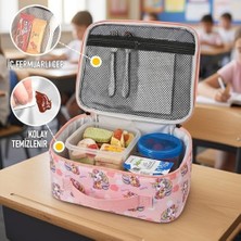 Enyaza Home Çocuk Beslenme Çantası, Kız Çocukları Için Öğle Yemeği Kutusu - Termal Yalıtımlı Kız Çocuk Beslenme Çantası, Kreş ve Okul Için Küçük Öğrenci Öğle Yemeği Kutusu -