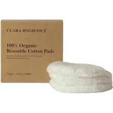 Enyaza Home Reusable 100% Organic Cotton Cleansing Pads (3 Pieces In 1) Makyaj Temizleme Pamuğu