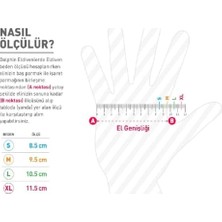 Enyaza Home Pudrasız Siyah Nitril Eldiven, M