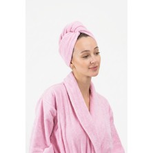 Ender Home CottonVerse Düğmeli %100 Pamuk Saç Kurulama Bonesi