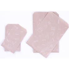 Enyaza Home Kırtasiye Desenli Kese Kağıdı, Kraft 11X20-100 Adet