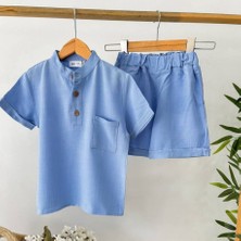 Butik Erkek Çocuk 2'li Alt - Üst Sortlu Takım