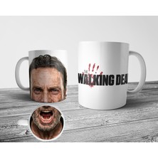 Pixxa The Walking Dead Rick Tabanı Ağız Desenli Kupa Bardak