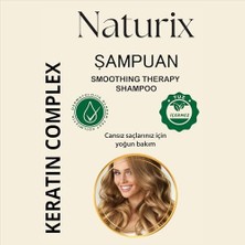 Enyaza Home Naturix Keratin Kompleks Düzleştirici Şampuan 600ML - Pürüzsüz ve Parlak Saçlar Için