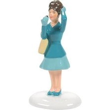 Enyaza Home Department 56 Orijinal Snow Village Ready For The Weekend, Köy Figürü, 8 Cm, Çok Renkli