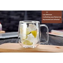 Enyaza Home Lucky Cup Çift Cidarlı Bardak 320ML