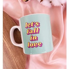 Enyaza Home Giftmoda Let's Fall In Love Tasarımlı Kupa Bardak