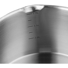 Enyaza Home Nehir Napoli 24 cm Paslanmaz Çelik Süzgeç Kapaklı Fonksiyonel Derin Tencere