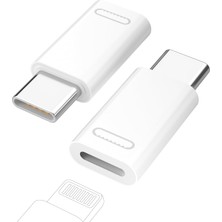 Derwell 1 Adet Lightning Soketi Usb-C Adaptör,  Usb-C Fiş, Lightning Soketi Adaptörü, Lightning iPhone 15/15 Pro Max/15 Plus, iPad Pro/air ile Uyumlu Çevirici Dönüştürücü Adaptör