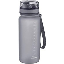 Enyaza Home Uzspace Fiftyfifty 650ML Yeni Koleksyion Tritan Su Matarası Gri