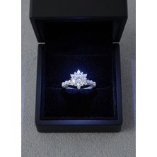 Acar Silver Aşk Yıldızı 925 Ayar Gümüş Yüzük Işıklı Kutuda