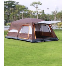 Özbience 10 Kişilik 2 Odalı Geniş Dayanıklı Kamp Çadırı, 430X305X200 cm
