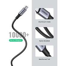 Mabeyn 3.0 A Usb-A & Usb-C Örgülü Şarj ve Data Kablosu, 2 Metre, Siyah, 60128