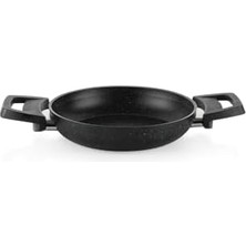 Enyaza Home Schafer Black Stone 3 Lü Tava + Sahan Seti-Siyah