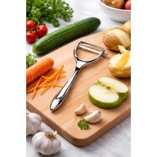 Enyaza Home Paslanmaz Çelik Sebze Meyve Soyacağı, Gümüş Renk