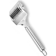 Enyaza Home Paslanmaz Çelik Erişte ve Makarna Kesici, Dilimleyici Rulo Hamur Kesici, Bpa Içermez, Kaymaz Tutma Yüzeyli, Ergonomik Tasarım