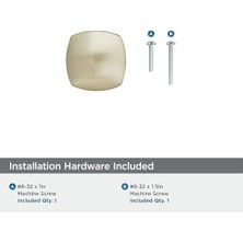 Enyaza Home Boy 1-1/4 Inç (32 Mm) Uzunluk Altın Şampanya Kabin Topuzu - 10'lu Paket