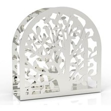 Enyaza Home Hayat Ağacı Temalı Gümüş Metal Peçetelik