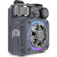 Enyaza Home Muzen Cyber Cube Premium - Grey (Rgb Bluetooth Hoparlör)