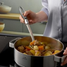 Enyaza Home Jumbo Smart Çelik Delikli Servis Kaşığı