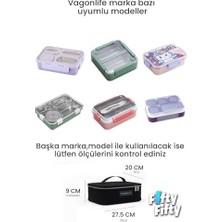 Enyaza Home Isı Yalıtımlı Termal Yemek Beslenme Çantası Mama Taşıma Termos Çanta Sıcak ve Soğuk -FFVGNB1060