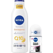 Enyaza Home Q10 Sıkılaştırıcı Vücut Losyonu 250ML ve Kadın Roll-On Deodorant & Invisible Clear 2