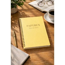 Çizgili Mukavva Kapak Spiral Defter – Farklı Renk ve Paket Seçenekleri