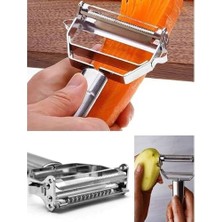 Enyaza Home Sebze Soyucu, Paslanmaz Çelik 2'si 1 Arada Jülyen Sebze Soyucu Havuç Patates Kavun Aleti Sebze Meyvesi Için Mükemmel