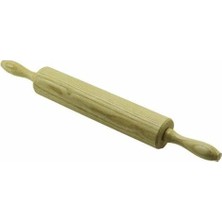 Enyaza Home Ahşap Merdane – Büyük Boy Dönerli Oklava – Hamur Açma ve Mutfak Kullanımı Için