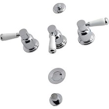 Enyaza Home KB6321DPL Paris Bide Bataryası, Parlak Krom