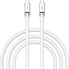 Enyaza Home Sc-66 60W Usb-C Type-C Şarj ve Data Kablosu Beyaz