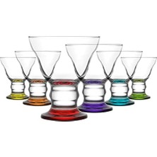 Enyaza Home Lav Orion Renkli Tabanlı 6'lı Dondurmalık-Tatlı Servisi