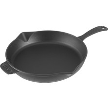 Enyaza Home Lava Döküm Kızartma Tavası 30 Cm, Siyah